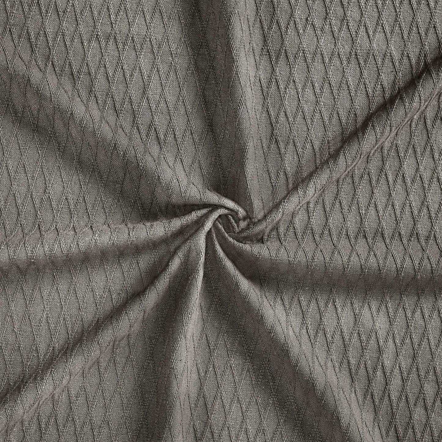 Diamond All-Season Cotton Blanket - Grey
