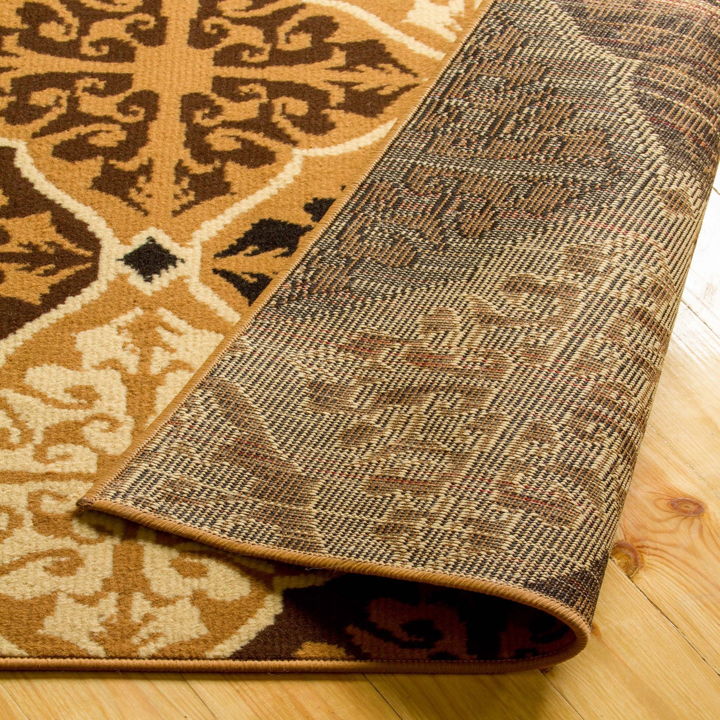 Duncan Contemporary Geometric Diamonds Indoor Area Rug - Ivory