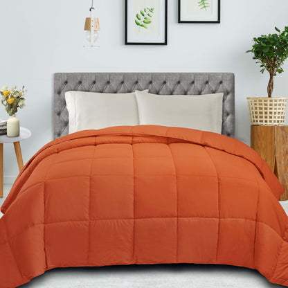 Classic All-Season Reversible Down Alternative Comforter - DustyOrange