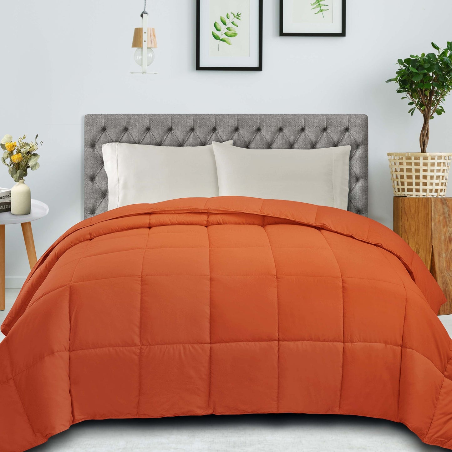 Classic All-Season Reversible Down Alternative Comforter - DustyOrange