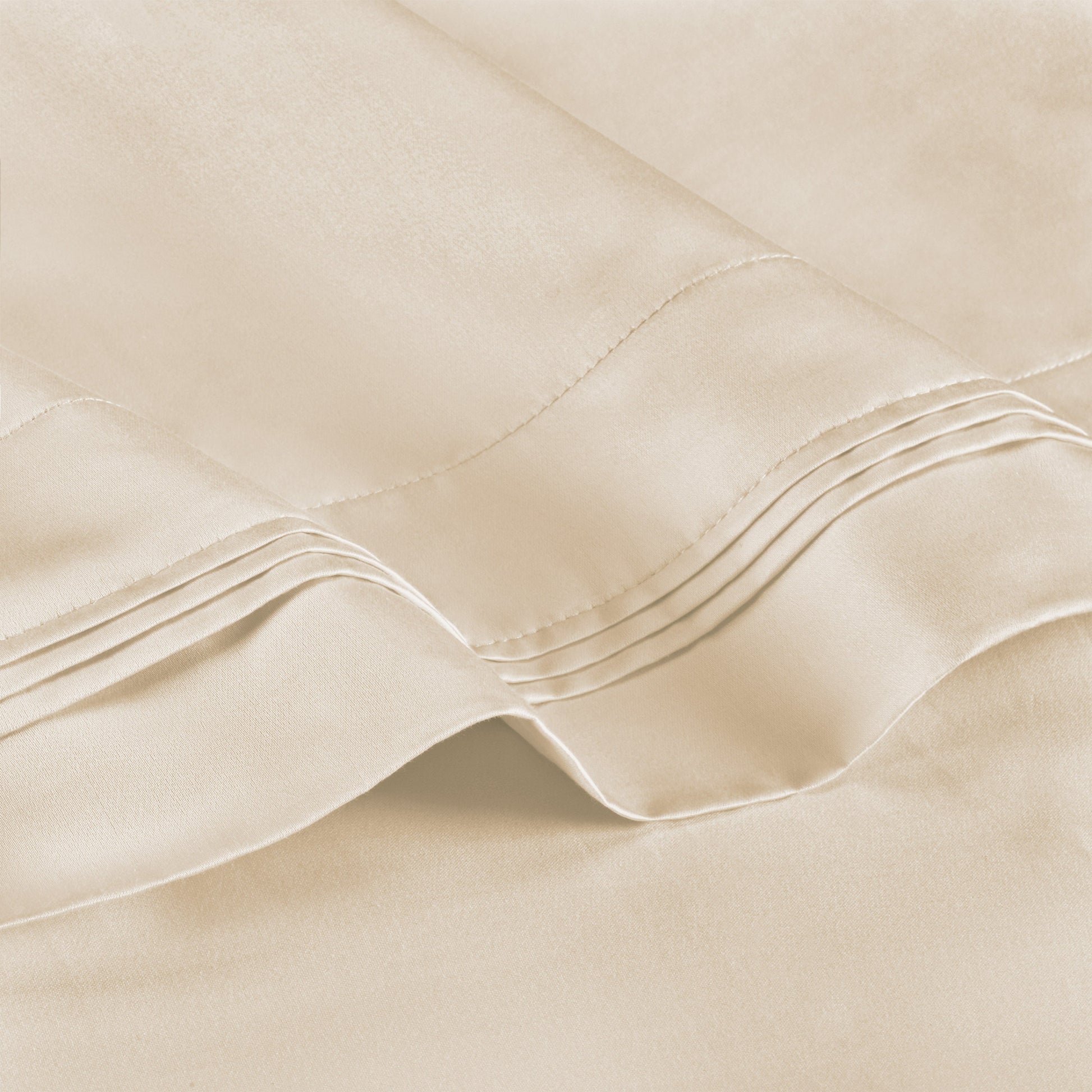 Superior 1000-Thread Count Egyptian Cotton Solid Pillowcase Set - Ivory