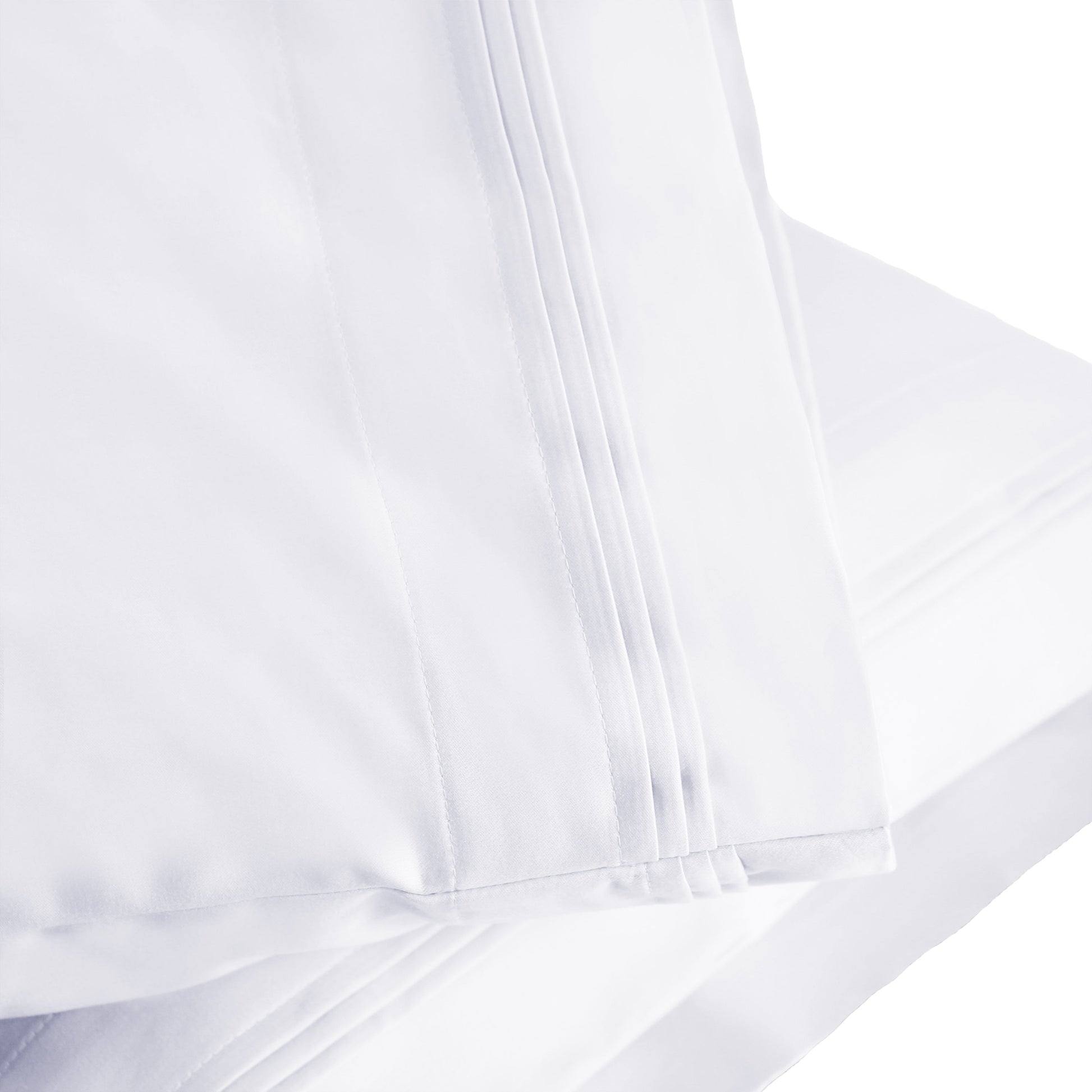 Superior 1000-Thread Count Egyptian Cotton Solid Pillowcase Set - White