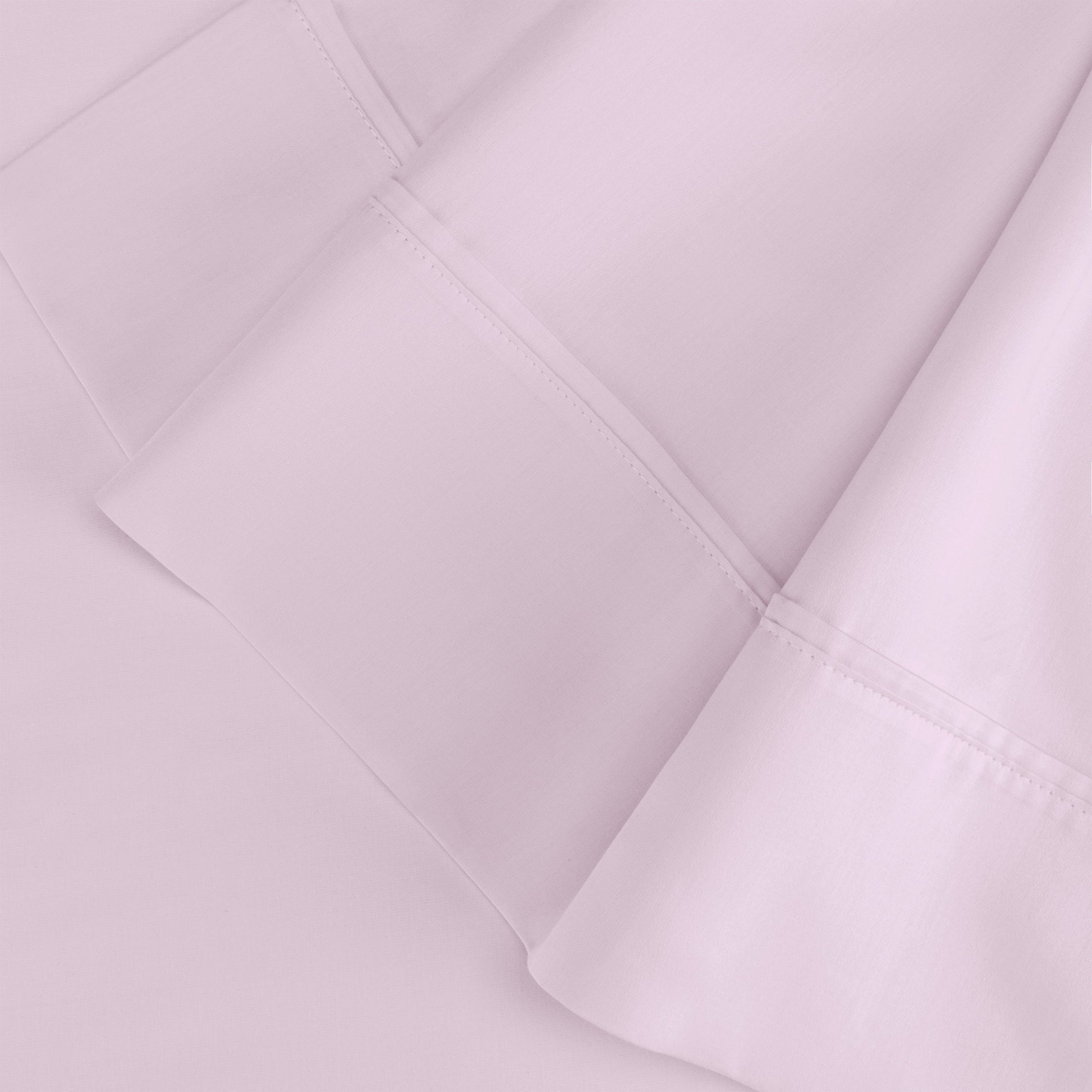 Superior Egyptian Cotton 300 Thread Count Solid Pillowcase Set - Lilac