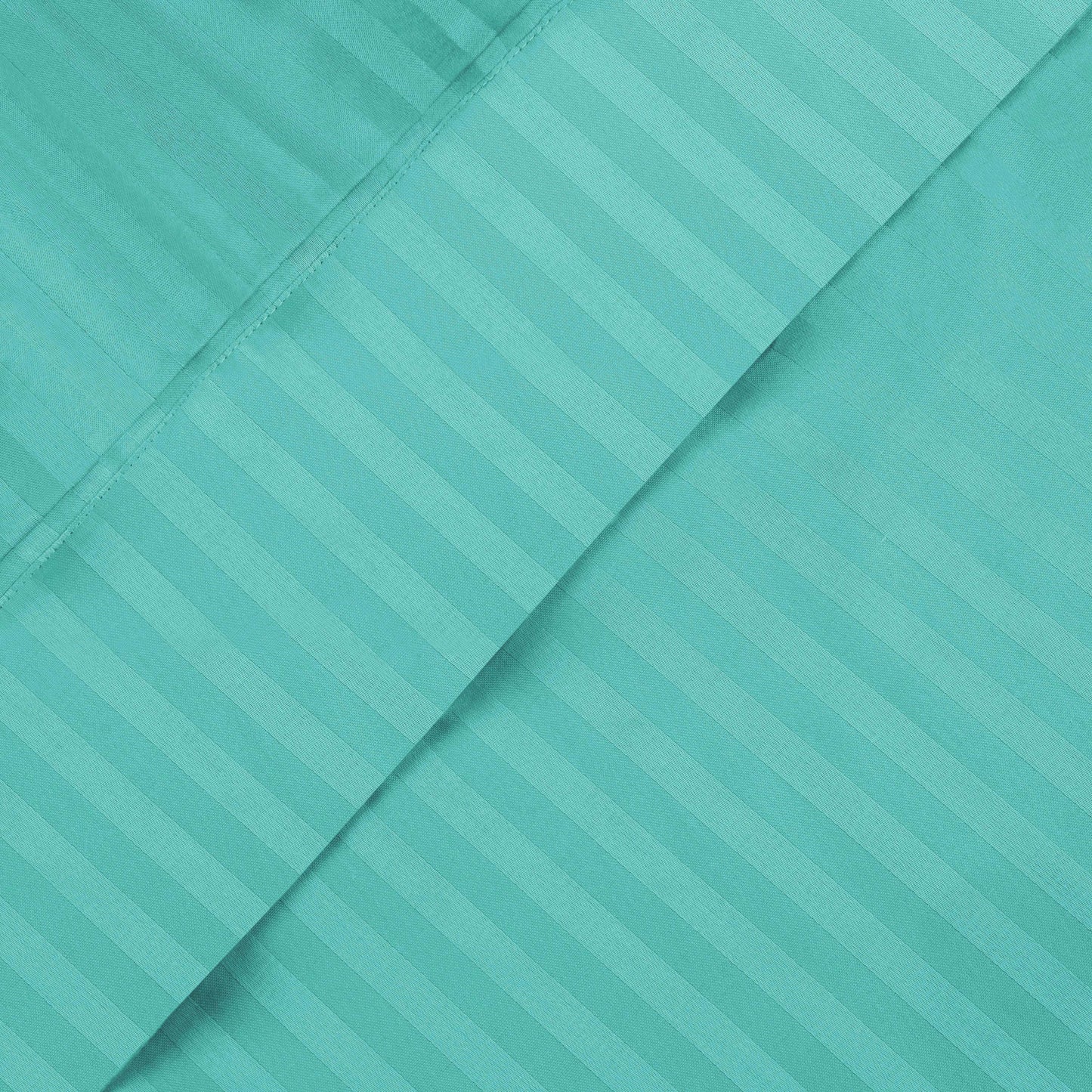 Superior Premium 600 Thread Count Egyptian Cotton Striped Deep Pocket Sheet Set - Teal