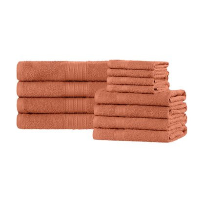 Eco-Friendly Ring Spun Cotton Towel Set - Copper