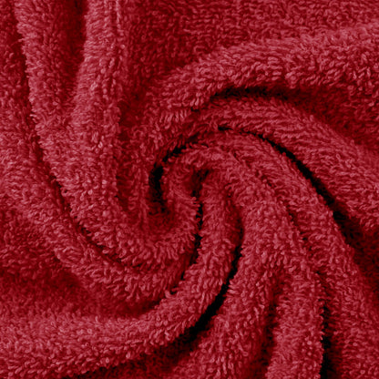 Eco-Friendly Ring Spun Cotton Towel Set - Cranberry