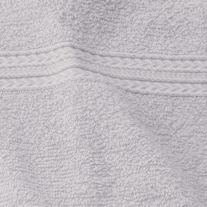 Eco-Friendly Ring Spun Cotton Towel Set - Silver