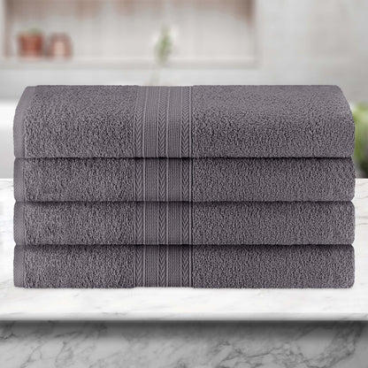 Eco-Friendly Ring Spun Cotton Towel Set - Graphite