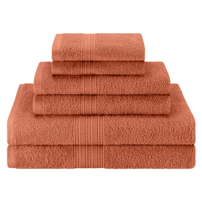 Eco-Friendly Ring Spun Cotton Towel Set - Copper