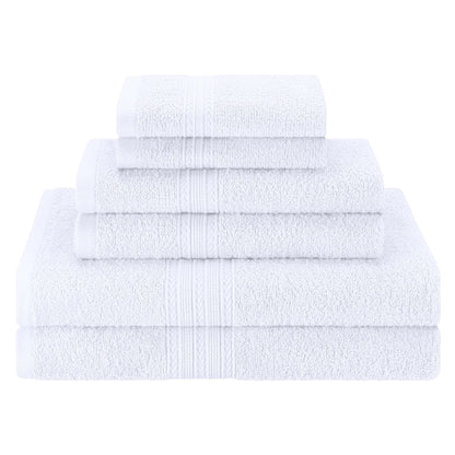 Eco-Friendly Ring Spun Cotton Towel Set - White