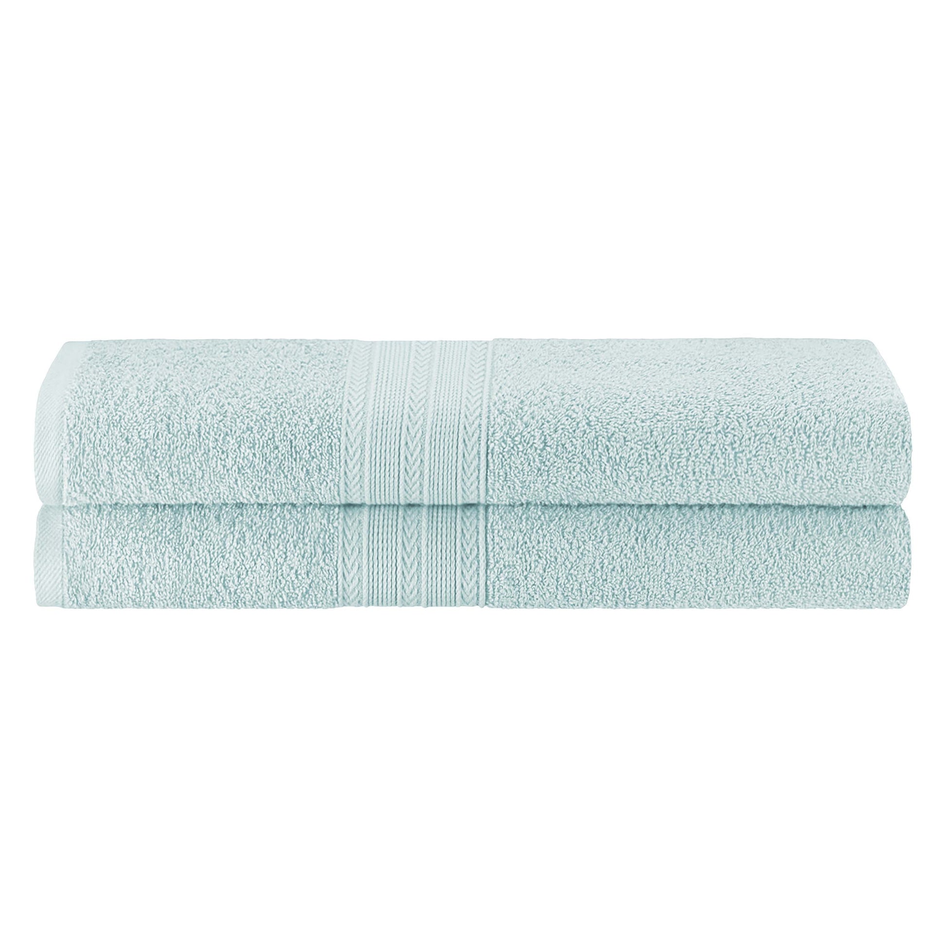 Eco-Friendly Ring Spun Cotton Towel Set - Aquamarine
