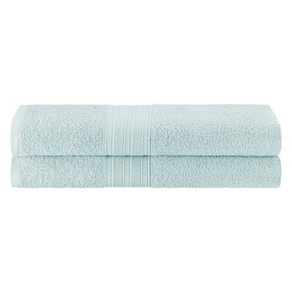 Eco-Friendly Ring Spun Cotton Towel Set - Aquamarine