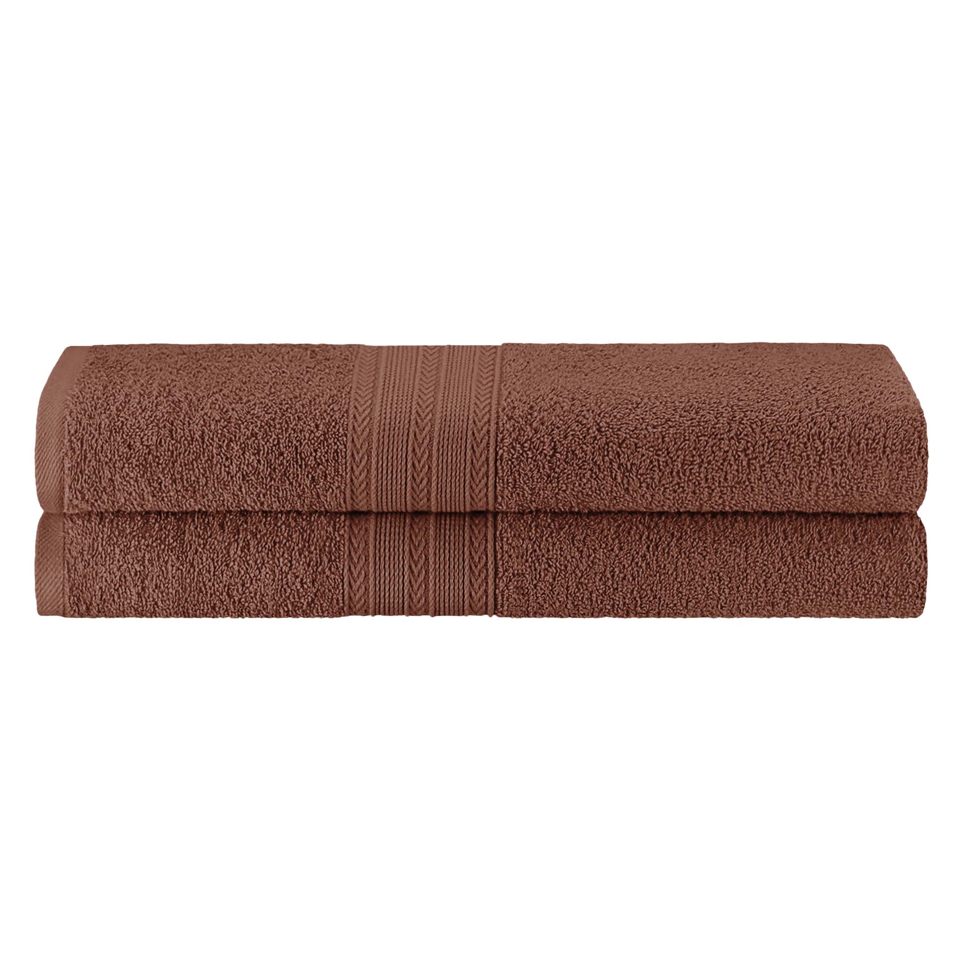 Eco-Friendly Ring Spun Cotton Towel Set - Brown