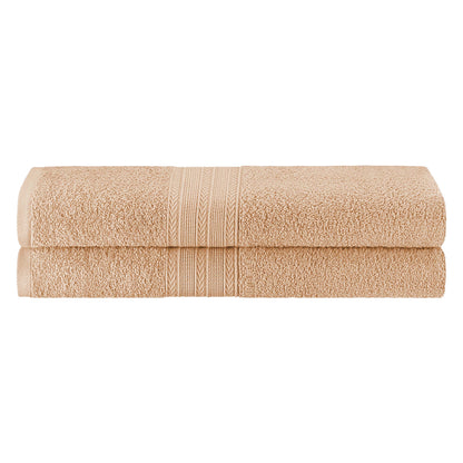 Eco-Friendly Ring Spun Cotton Towel Set - Camel