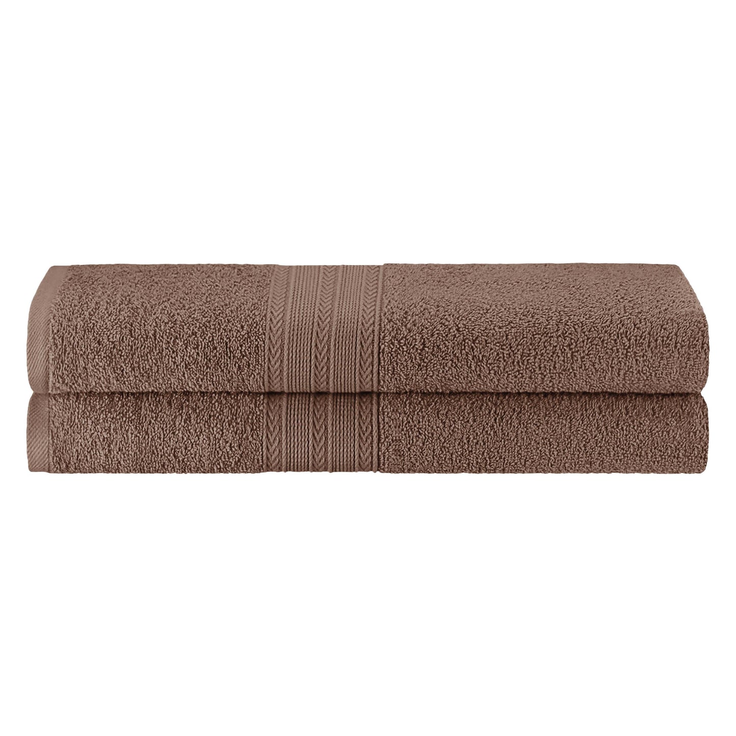 Eco-Friendly Ring Spun Cotton Towel Set - Coffee