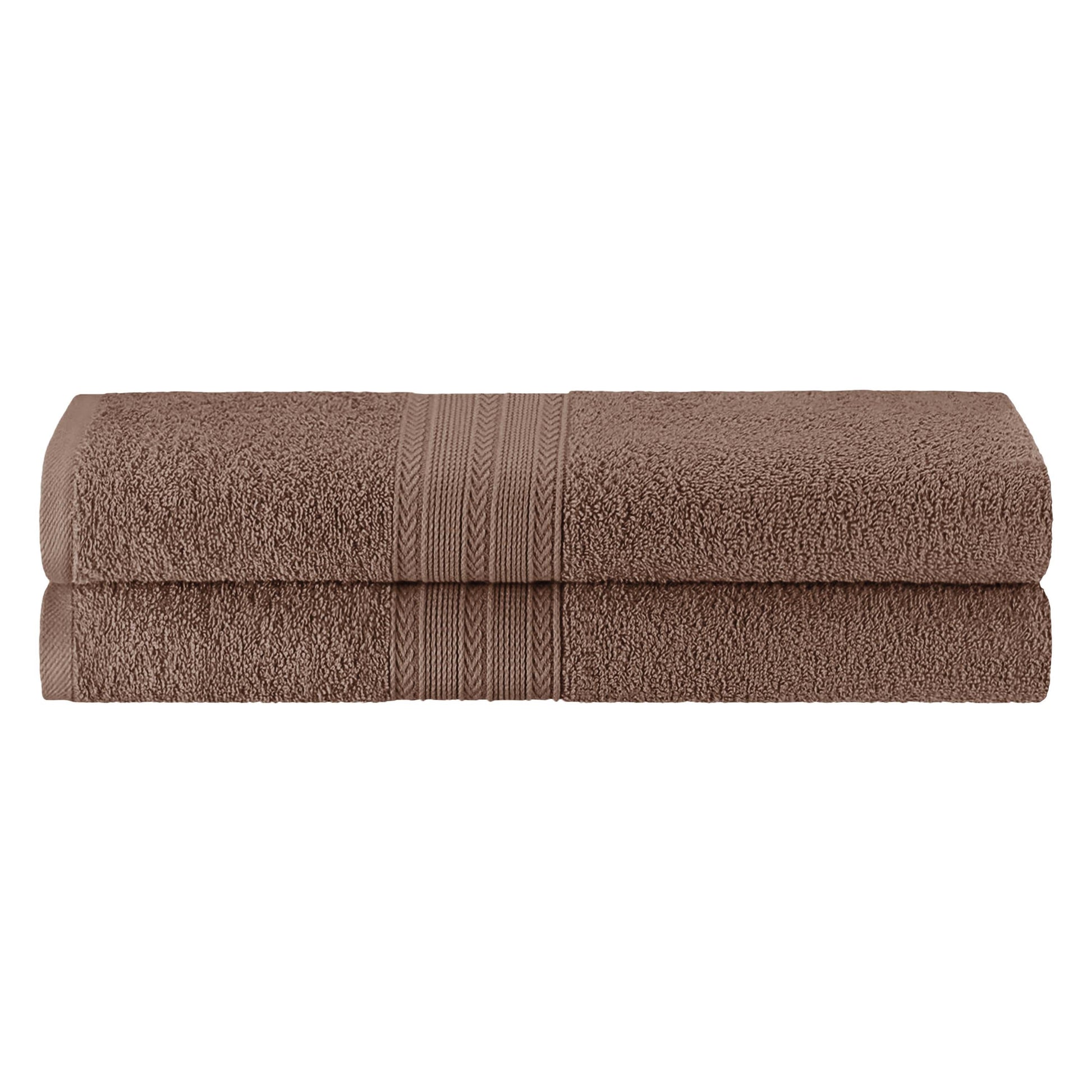 Eco-Friendly Ring Spun Cotton Towel Set - Coffee
