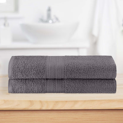 Eco-Friendly Ring Spun Cotton Towel Set - Graphite