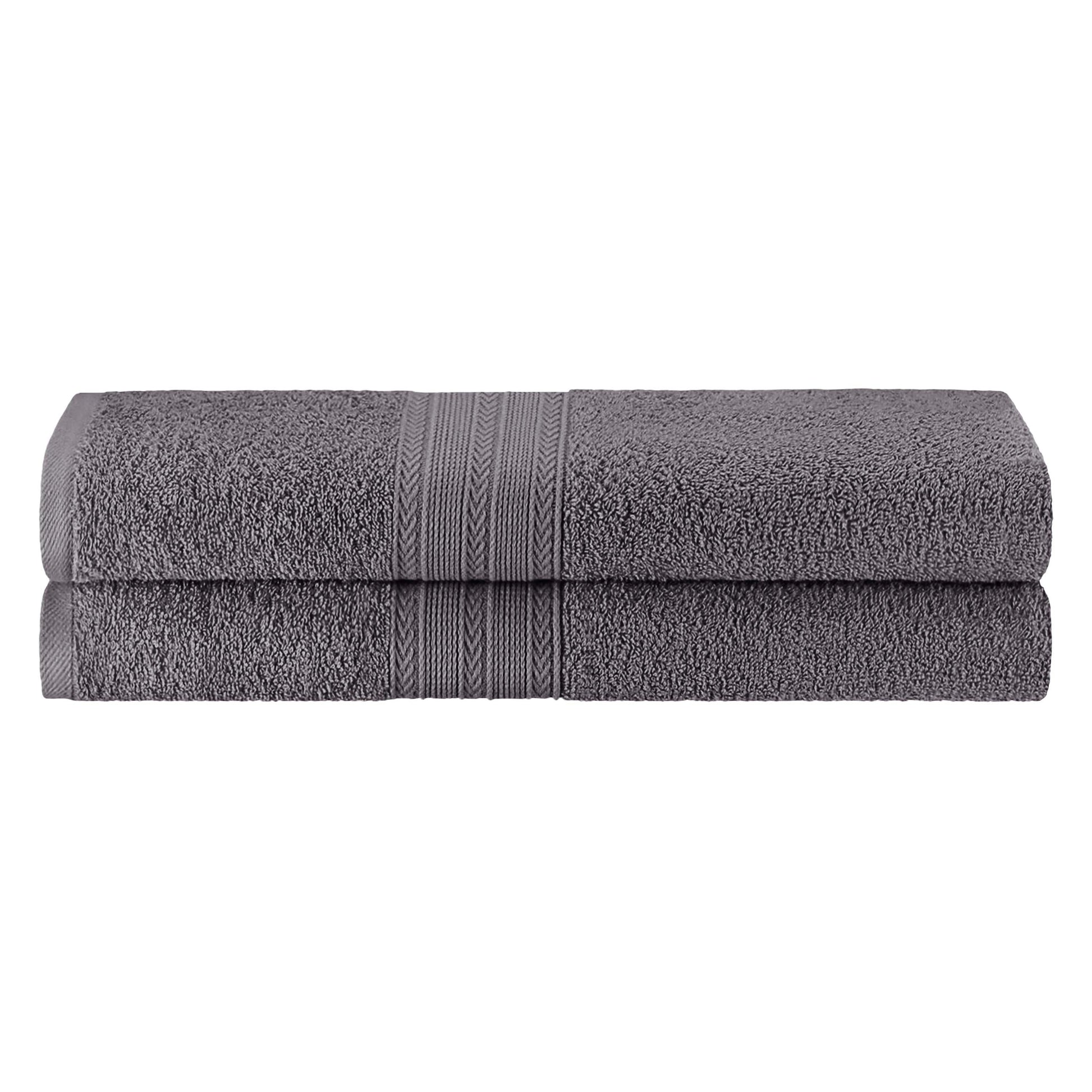 Eco-Friendly Ring Spun Cotton Towel Set - Graphite