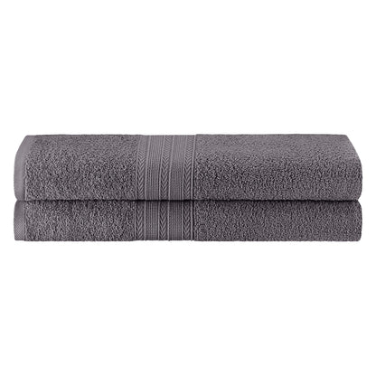 Eco-Friendly Ring Spun Cotton Towel Set - Graphite