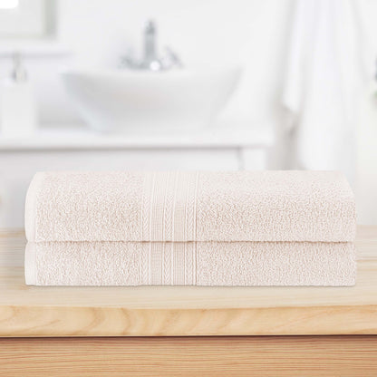 Eco-Friendly Ring Spun Cotton Towel Set - Ivory