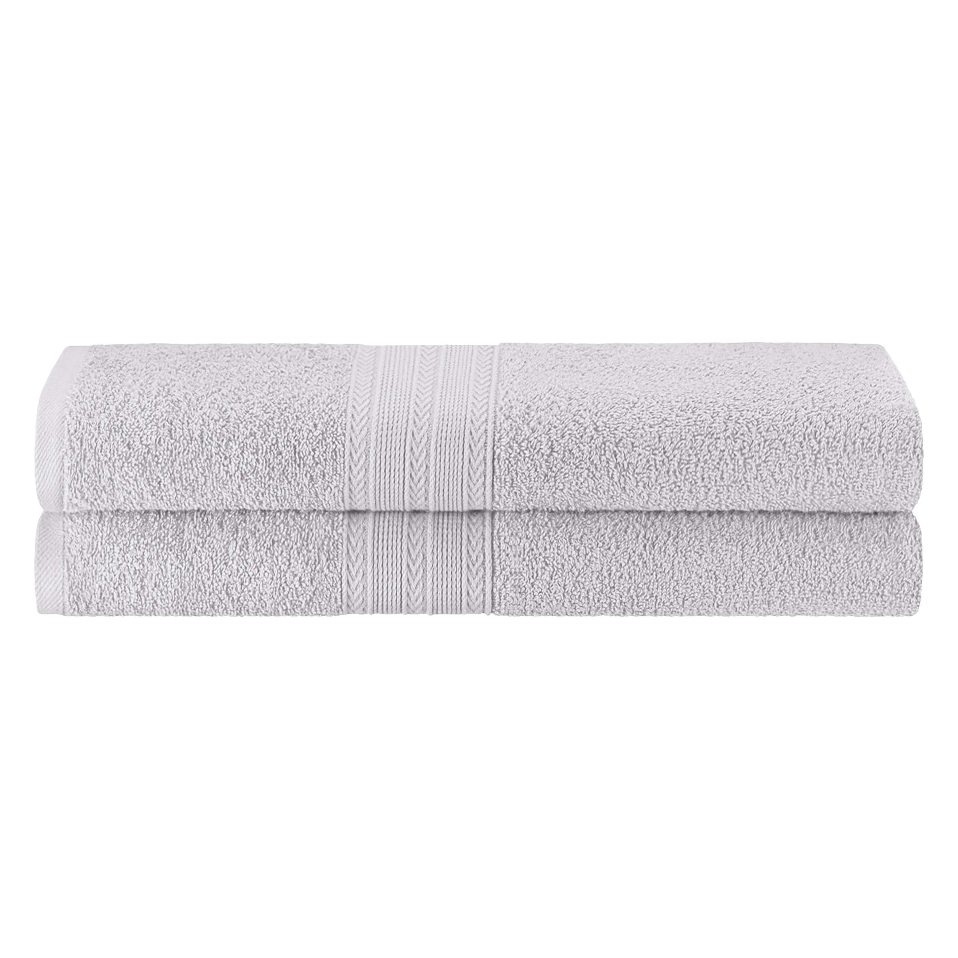 Eco-Friendly Ring Spun Cotton Towel Set - Silver