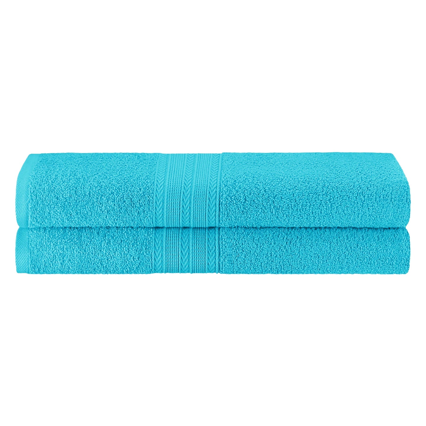 Eco-Friendly Ring Spun Cotton Towel Set - Turquoise