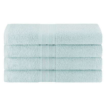 Eco-Friendly Ring Spun Cotton Towel Set - Aquamarine