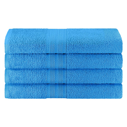 Eco-Friendly Ring Spun Cotton Towel Set - Aster Blue