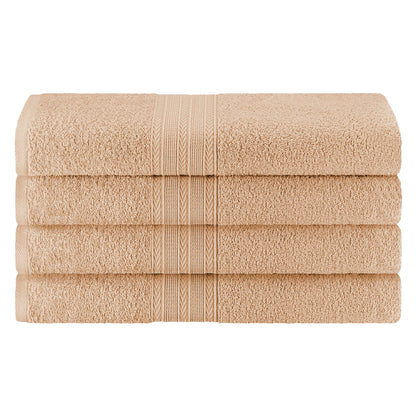 Eco-Friendly Ring Spun Cotton Towel Set - Camel