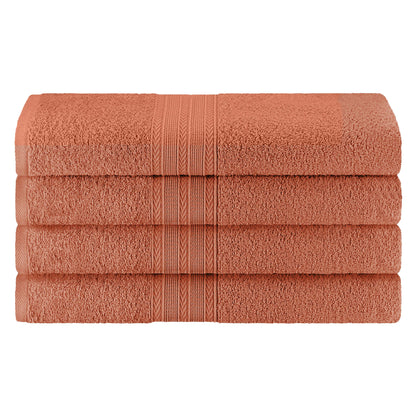 Eco-Friendly Ring Spun Cotton Towel Set - Copper