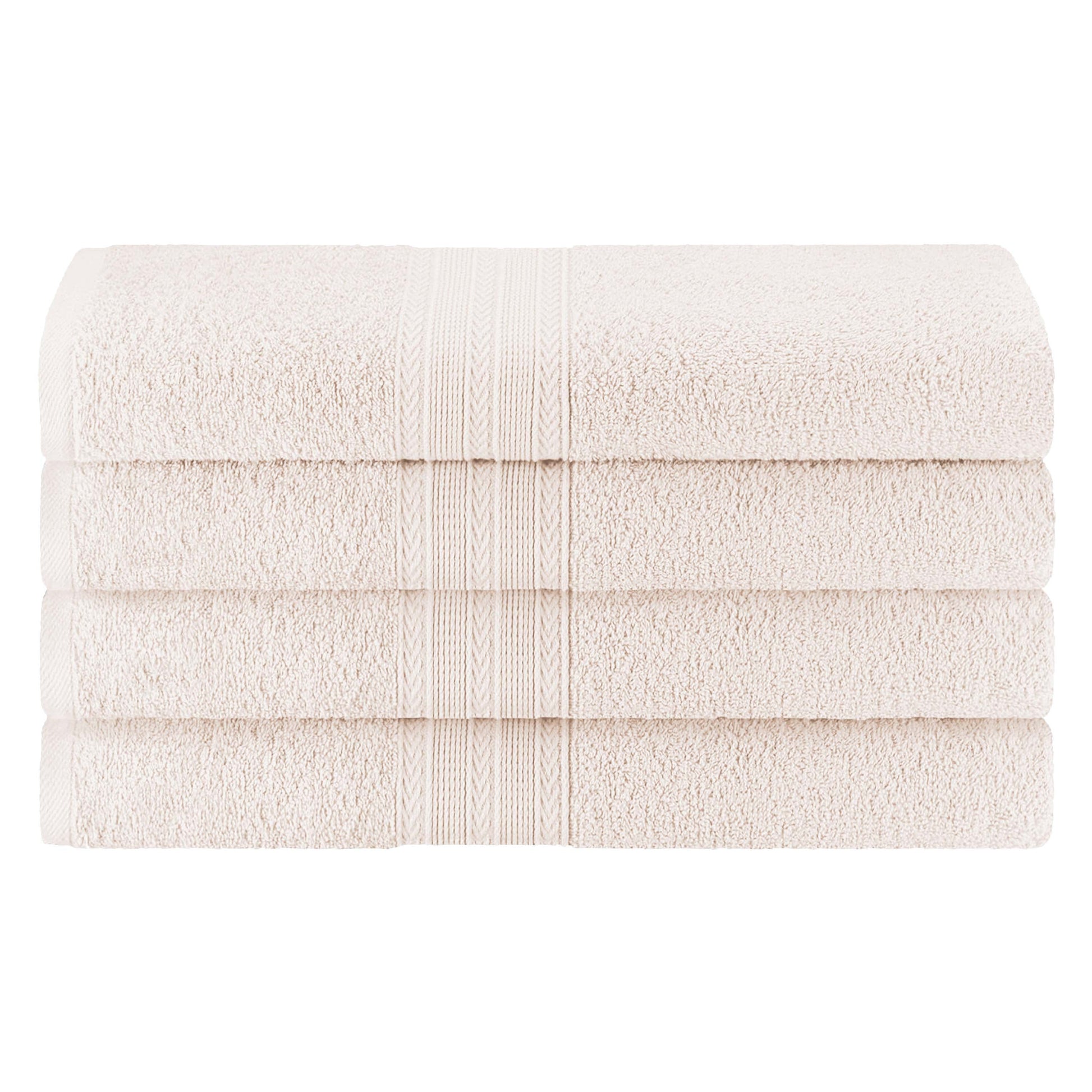 Eco-Friendly Ring Spun Cotton Towel Set - Ivory
