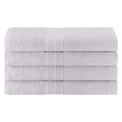 Eco-Friendly Ring Spun Cotton Towel Set - Silver