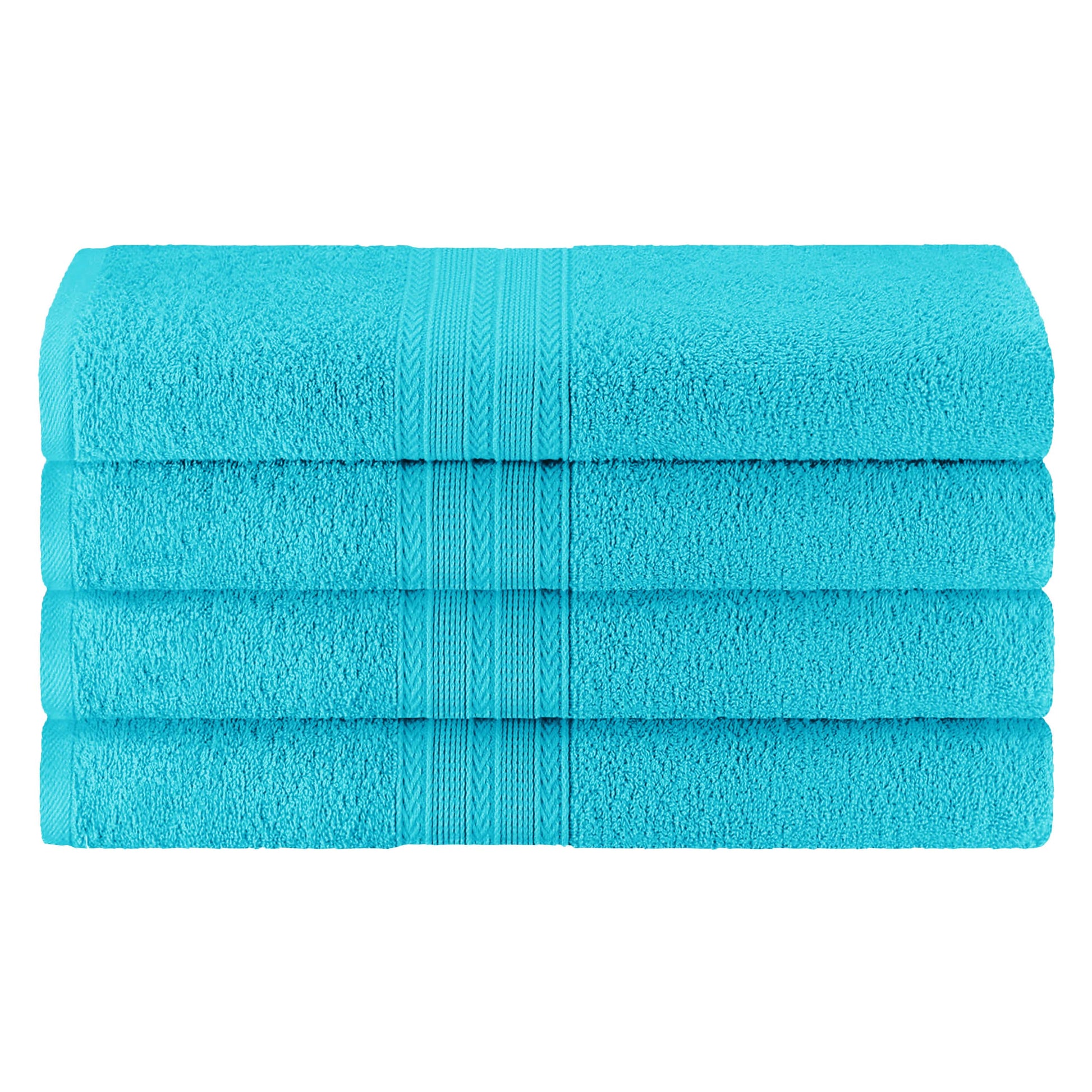 Eco-Friendly Ring Spun Cotton Towel Set - Turquoise