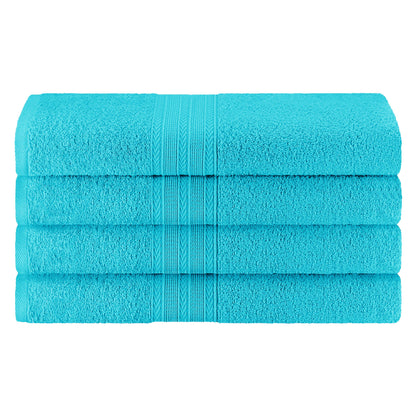 Eco-Friendly Ring Spun Cotton Towel Set - Turquoise