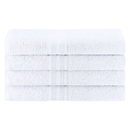 Eco-Friendly Ring Spun Cotton Towel Set - White