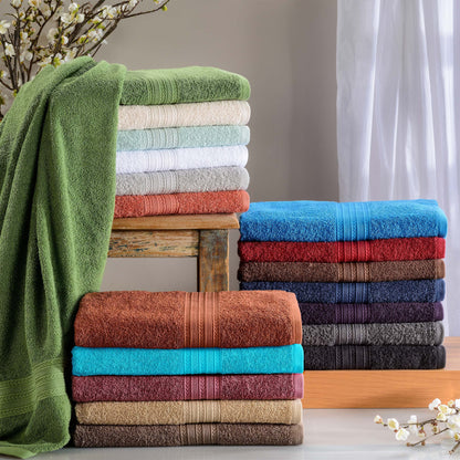 Eco-Friendly Ring Spun Cotton Towel Set - Terrace Green