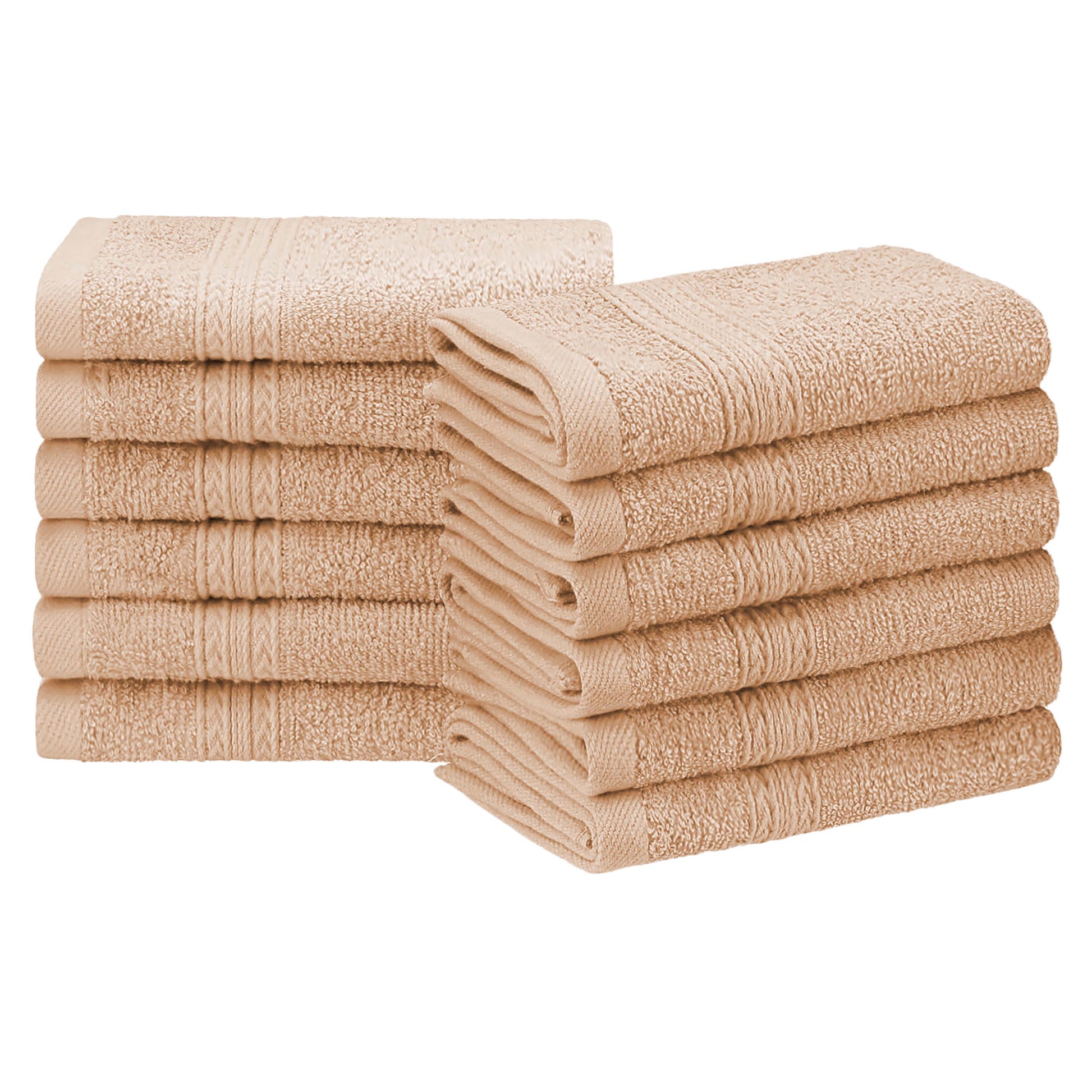 Eco-Friendly Ring Spun Cotton Towel Set - Camel