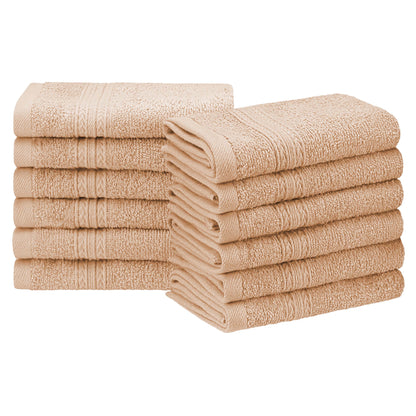 Eco-Friendly Ring Spun Cotton Towel Set - Camel