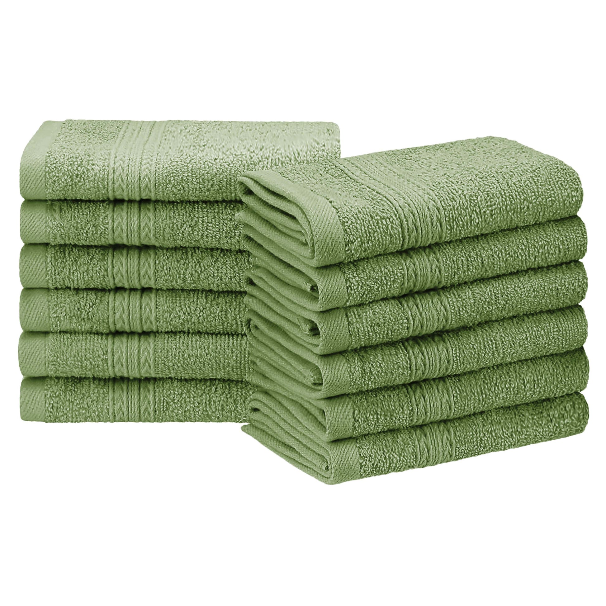Eco-Friendly Ring Spun Cotton Towel Set - Terrace Green