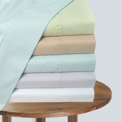 Superior Microfiber Embossed Crocodile Wrinkle-Free Deep Pocket Sheet Set - Blue