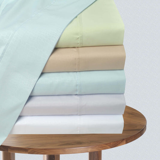 Superior Microfiber Embossed Crocodile Wrinkle-Free Deep Pocket Sheet Set - Blue