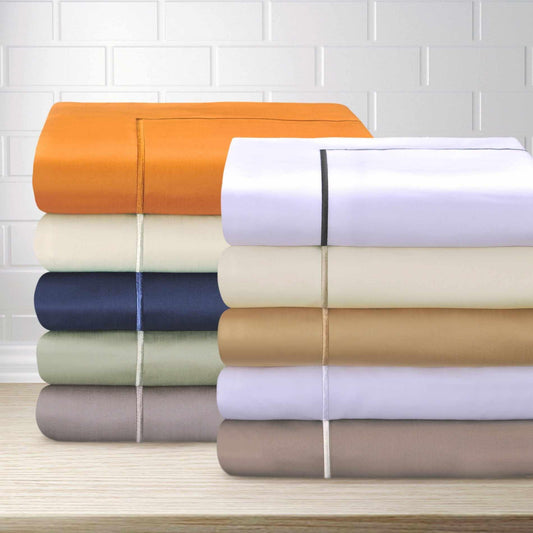  Superior Embroidered Egyptian Cotton Duvet Cover Set - Gold