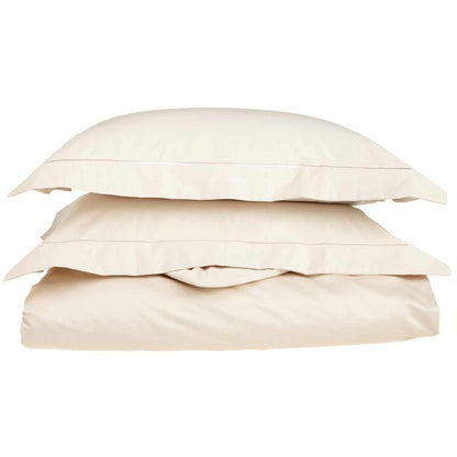  Superior Embroidered Egyptian Cotton Duvet Cover Set - Ivory