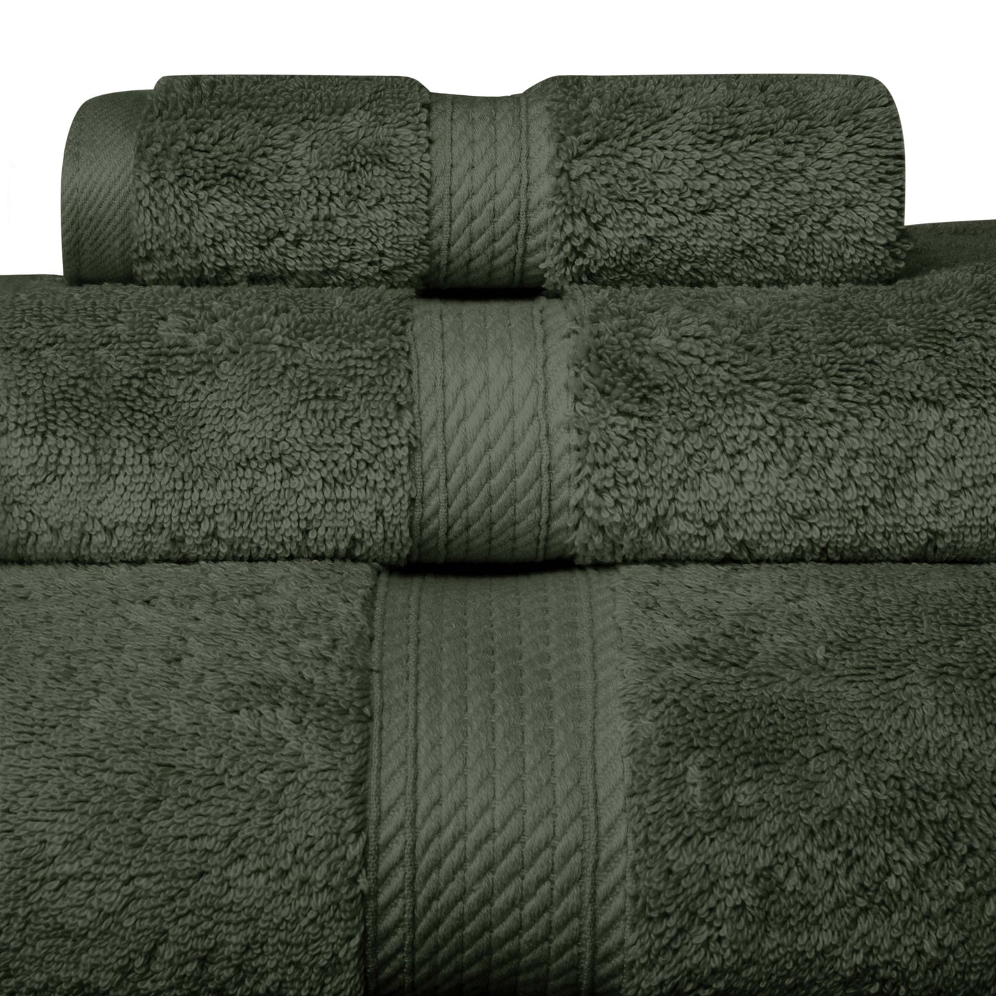 Madison Egyptian Cotton Pile Plush Heavyweight 3 Piece Towel Set