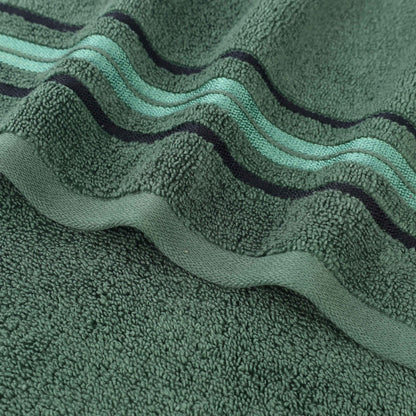 Sadie Zero Twist Cotton Solid Absorbent 3 Piece Towel Set