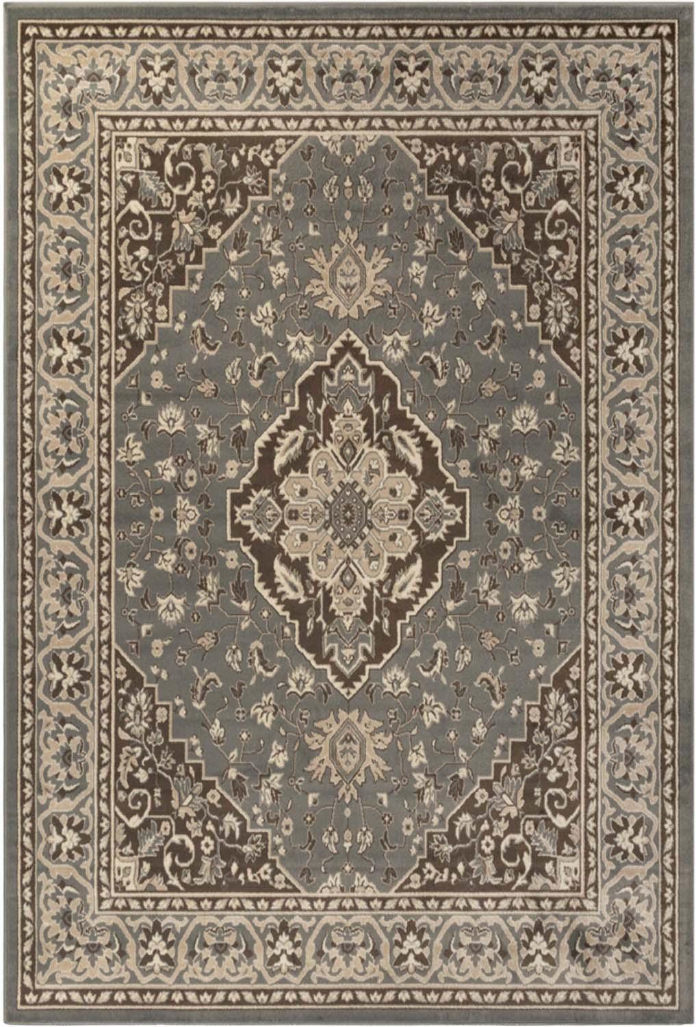Glendale Traditional Floral Medallion Indoor Area Rug or Runner Rug