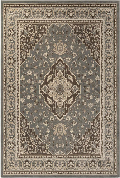Glendale Traditional Floral Medallion Indoor Area Rug or Runner Rug