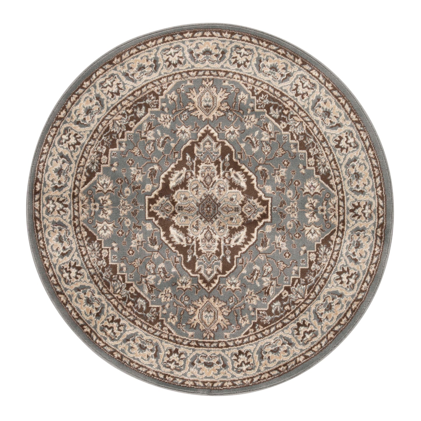 Glendale Traditional Floral Medallion Indoor Area Rug or Runner Rug