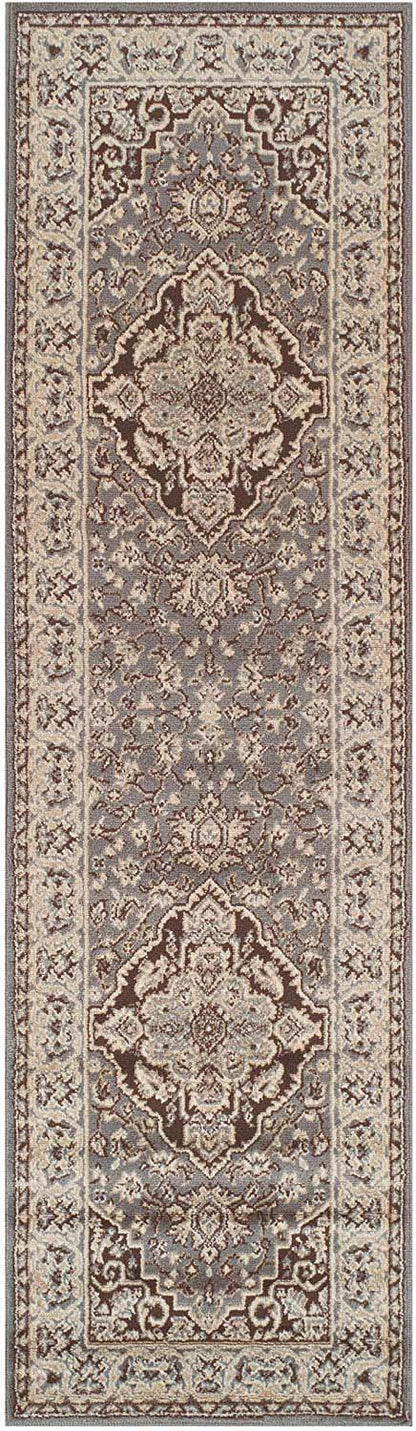 Glendale Traditional Floral Medallion Indoor Area Rug or Runner Rug