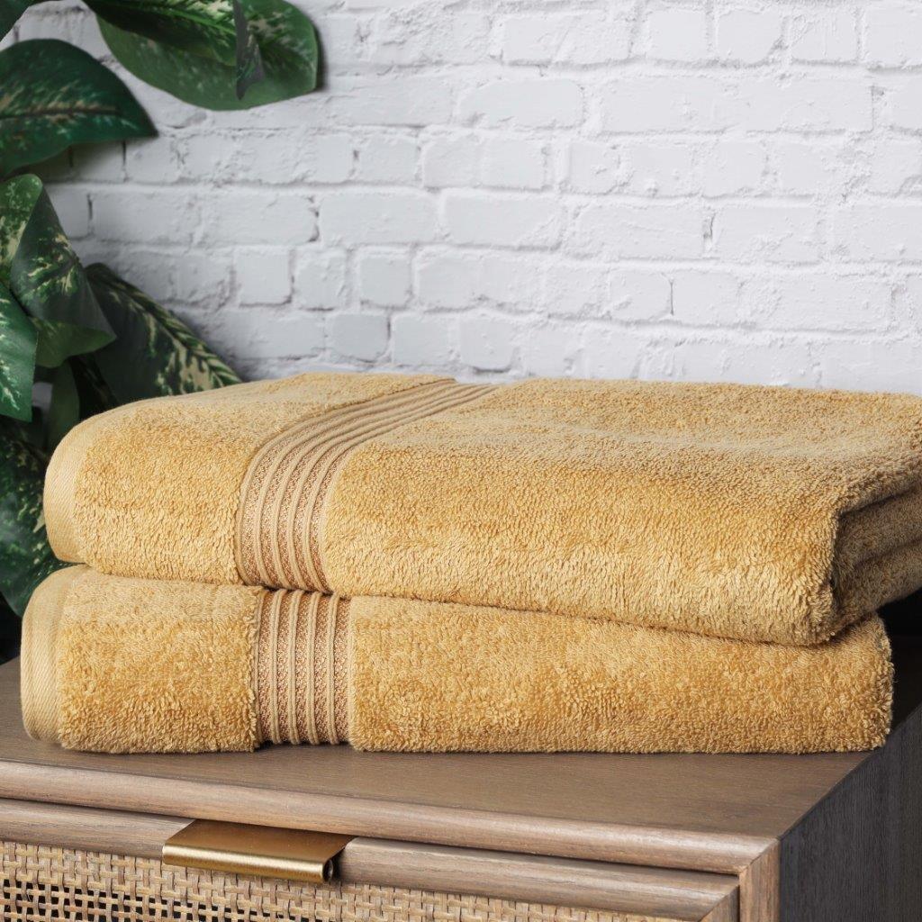 Egyptian Cotton Highly Absorbent Solid Ultra Soft Towel Set Collection